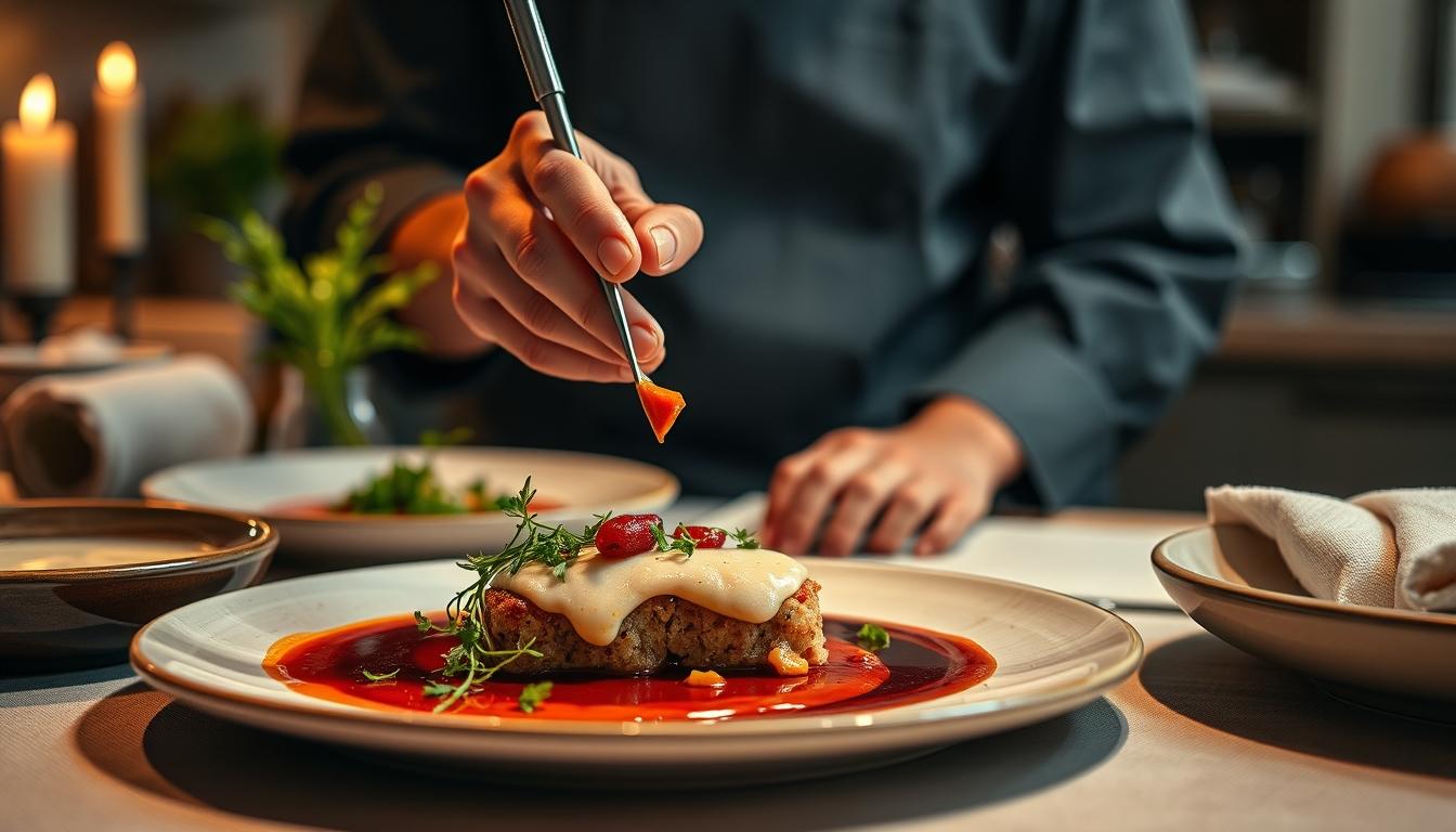 Measured baking ingredients prepared on a counter