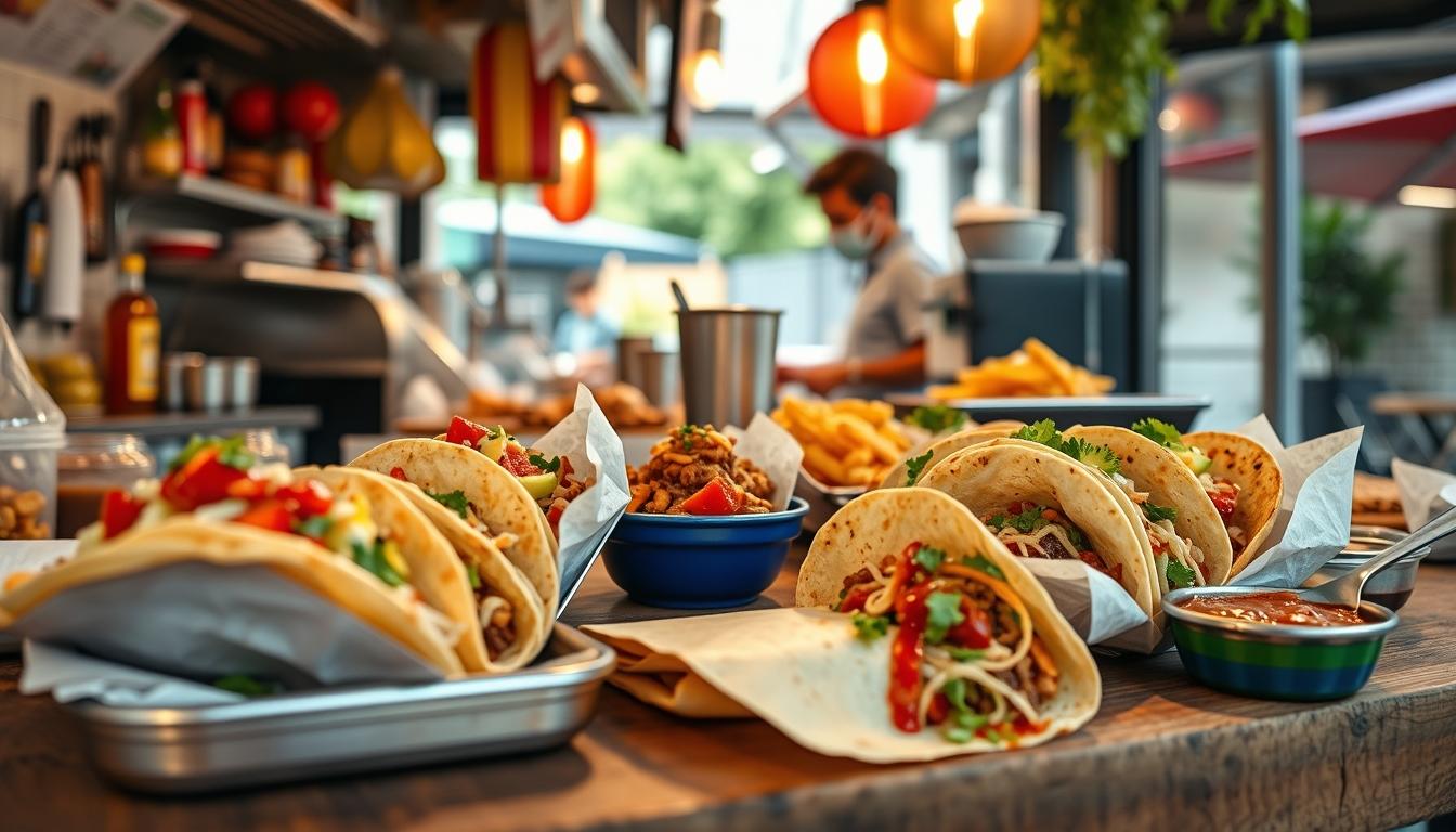 Balanced healthy meal prepared in a home kitchen